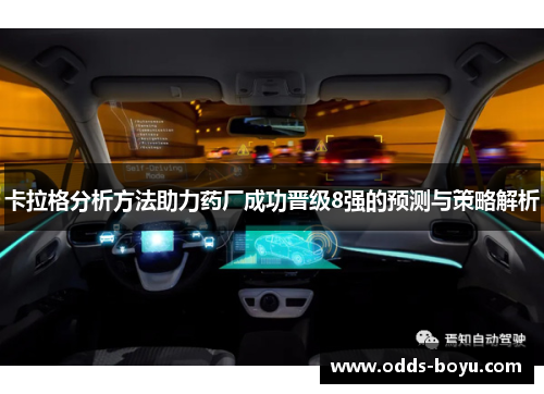 卡拉格分析方法助力药厂成功晋级8强的预测与策略解析